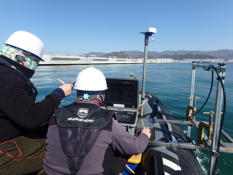 EWS 수중초음파 검사 및 보수 공사