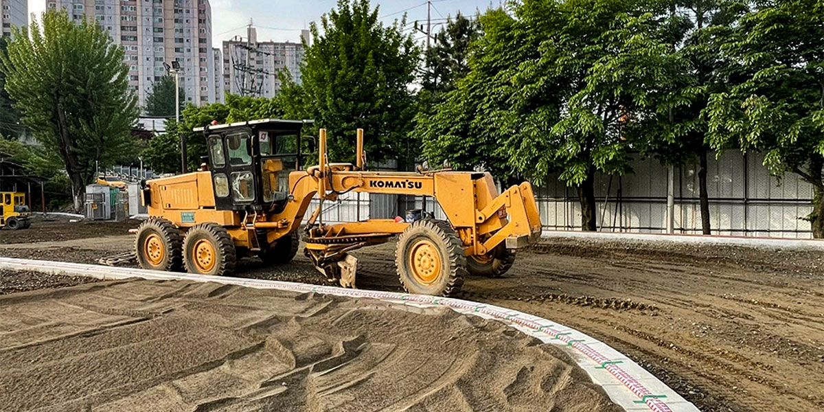 상원초 인조잔디 운동장 조성 공사